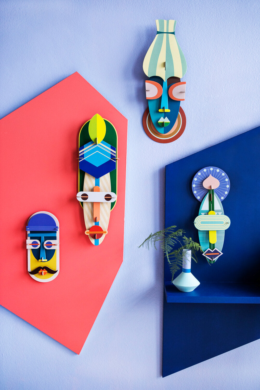 Manhattan maske vægdekoration